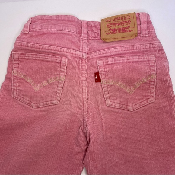 Levi’s | Girls Pink Corduroy Boot Cut Pants - Picture 3 of 9